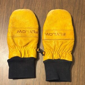 Flylow Kids Yellow Mittens